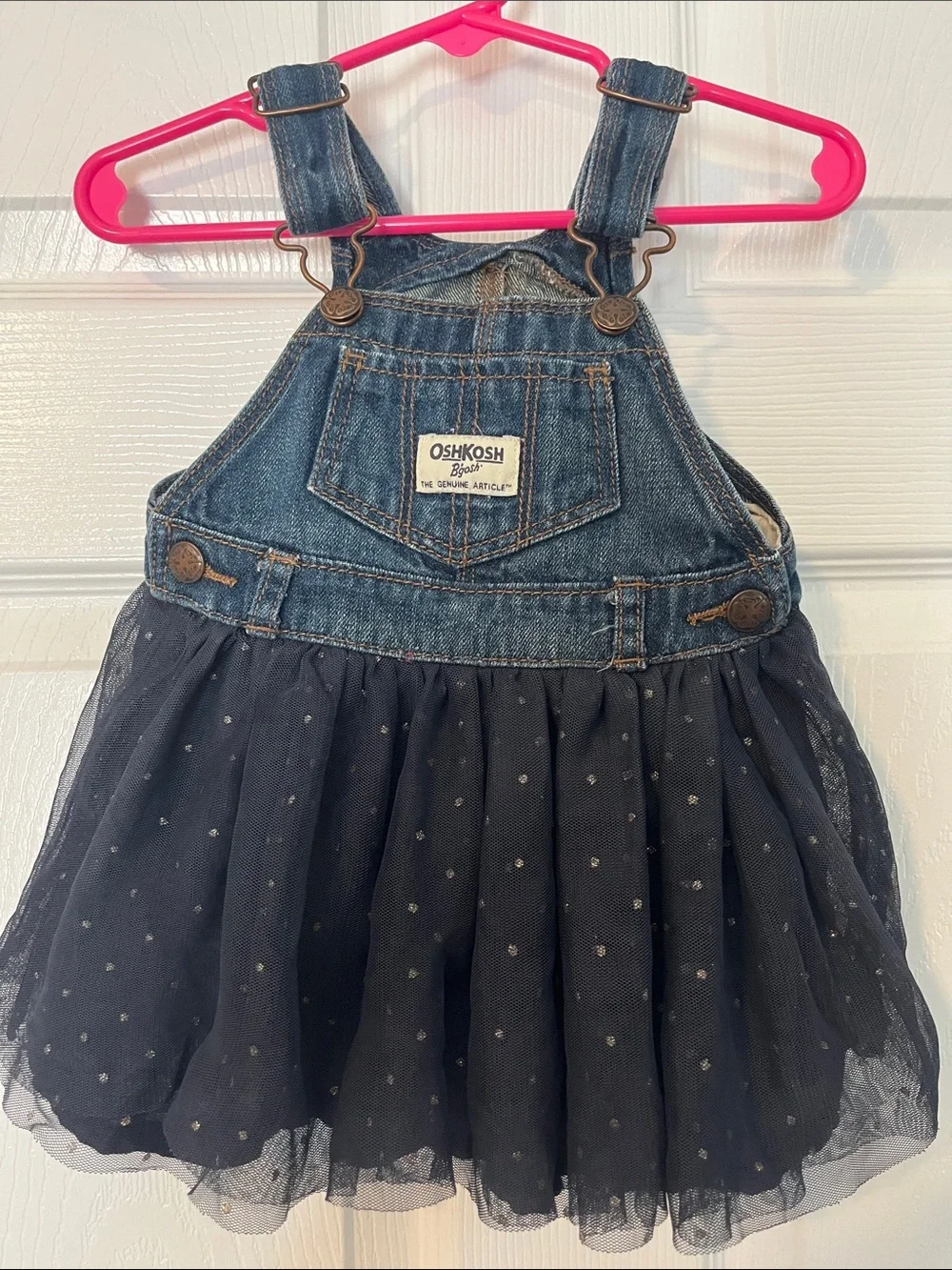 OshKosh Denim Overall Tutu Skirt - Navy